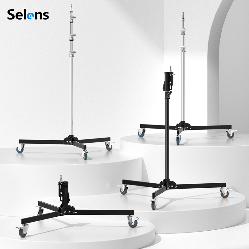 Photography Video Lighting Kit - Профессиональная сверхмощная стойка-штатив Selens из нержавеющей