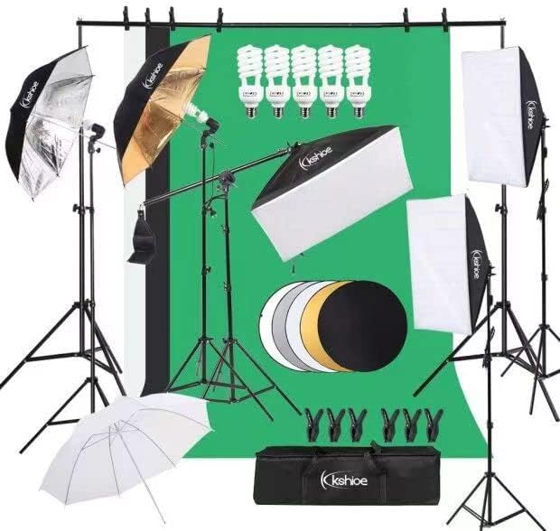 Photography Lighting Kit With Backdrop - Комплект освещения для фотосъемки, световой короб