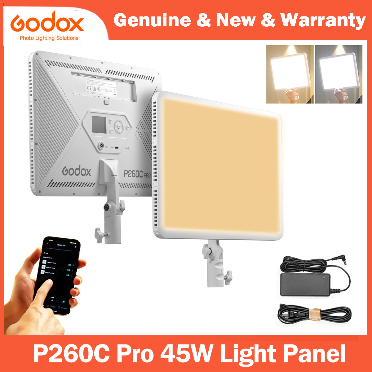Photography Lighting Board - Godox P260C Pro Светодиодная панель для