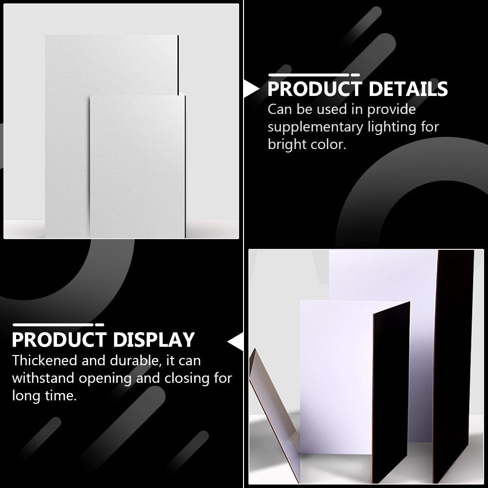 Photography Lighting Board - Черно-белая складная отражающая панель для фотографии,
