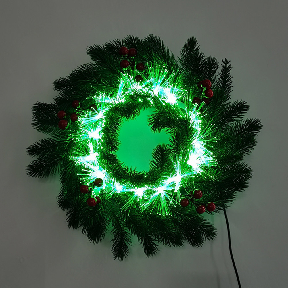 Photography Lighting Wall - 1 шт. Рождественская гирлянда-венок, декоративное украшение