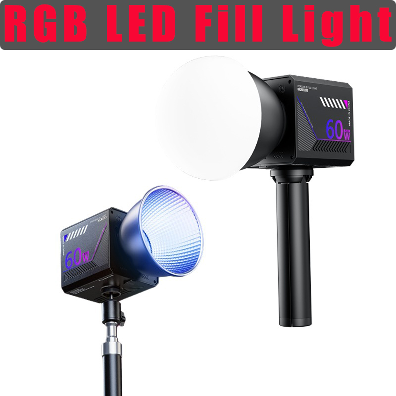 Photography Natural Lighting - Портативный светодиодный RGB-видеосвет 60 Вт для