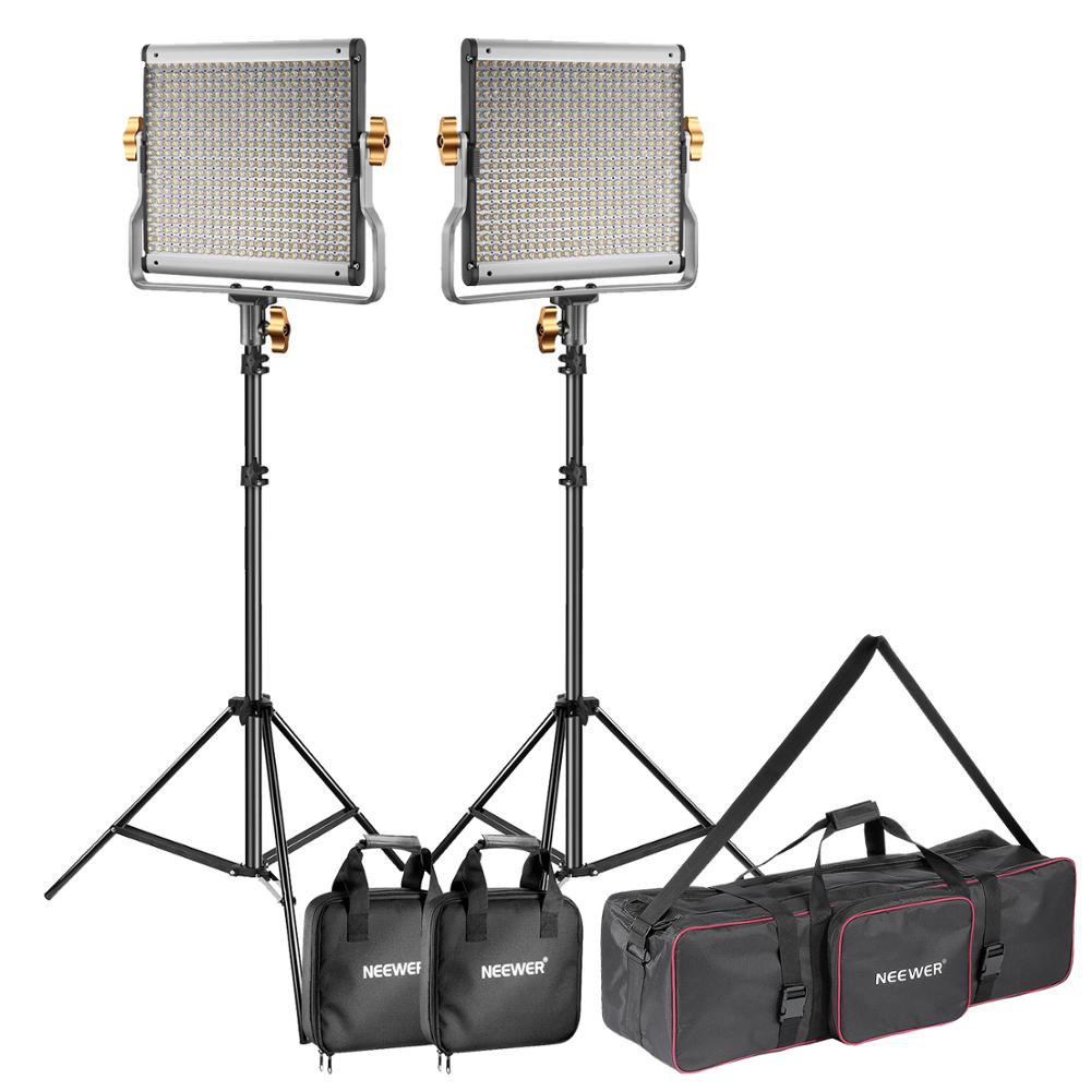 Photography Lighting Kit Neewer - Комплект из 2-х диммируемых двухцветных светодиодных