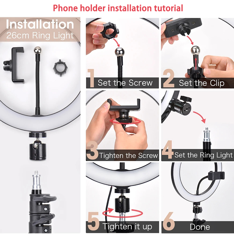 Светодиодная кольцевая лампа д – обзор и цена Photography Lighting For Products