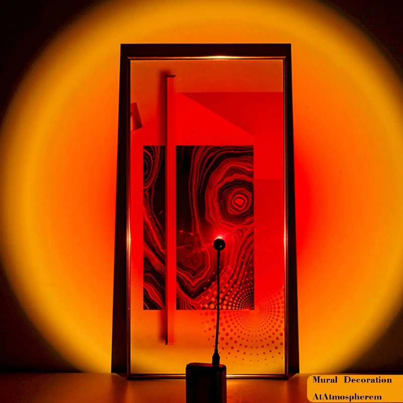 USB проекционная лампа заката, – обзор и цена Photography Lighting Wall