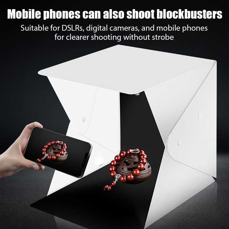 Портативный складной фотобокс  – обзор и цена Photography Lighting Kit With Backdrop