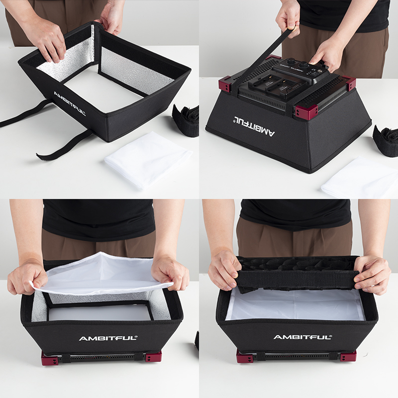 AMBITFUL LEDP60C Специальный с – обзор и цена Photography Lighting Grid