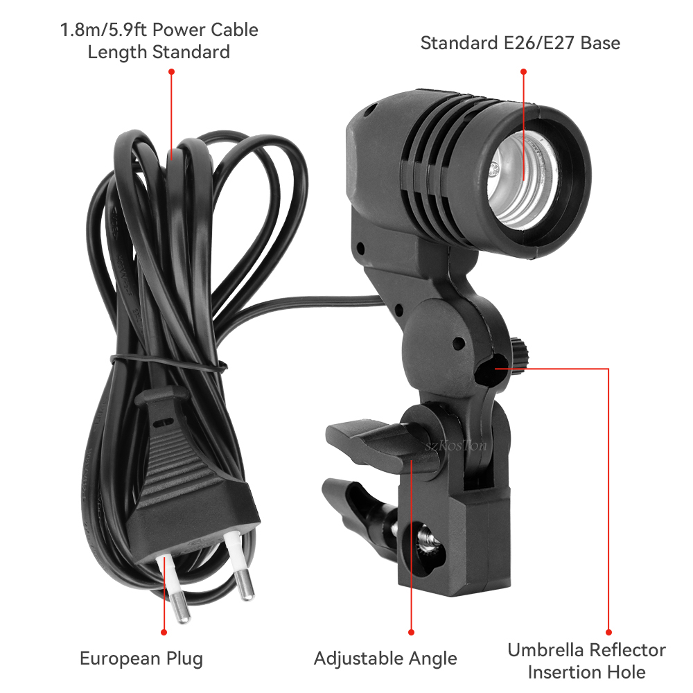 Держатель лампы с одной головк – обзор и цена Photography Video Lighting Kit
