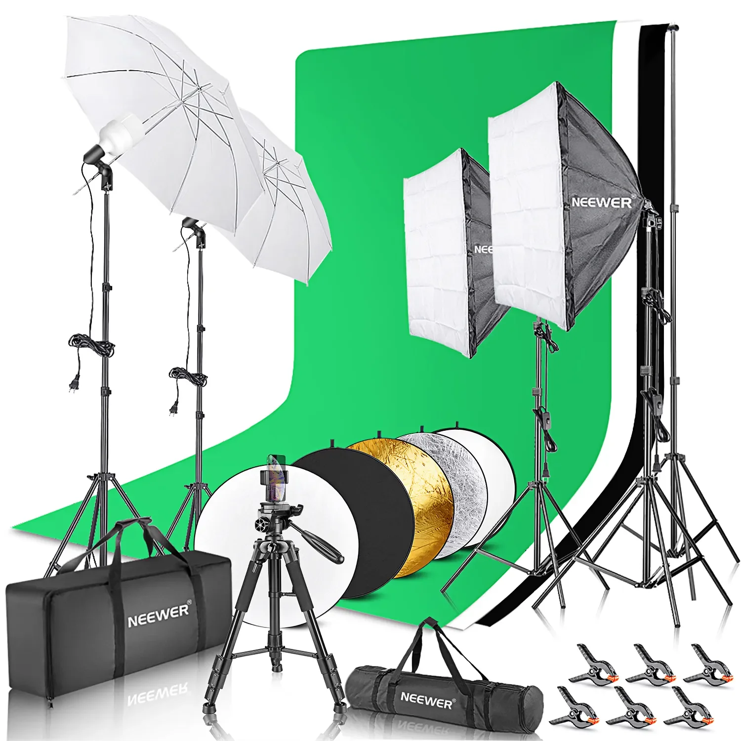 Полный комплект освещения для  – обзор и цена Photography Lighting Kit Neewer