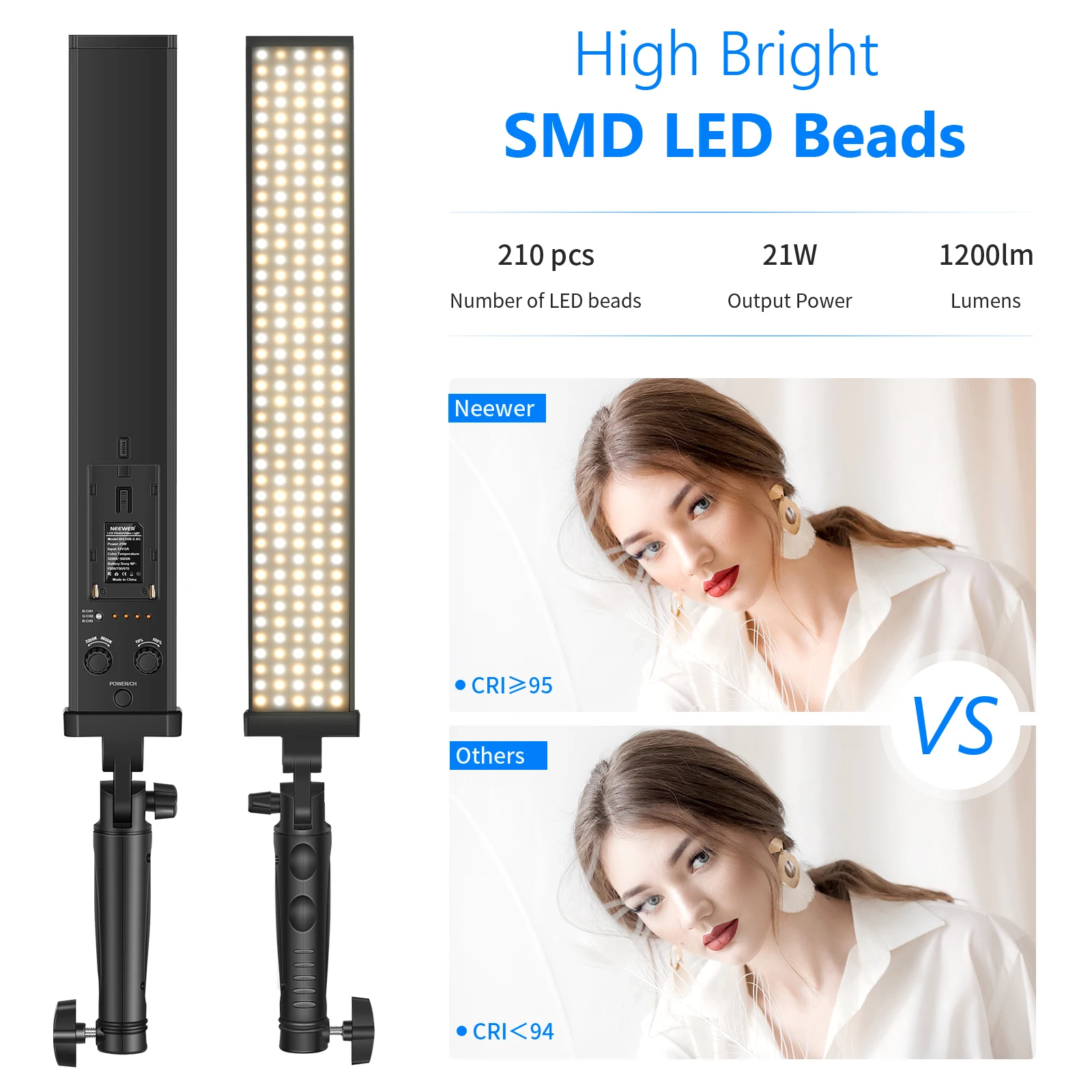 Набор из 3 светодиодных светов – обзор и цена Photography Lighting Kit Neewer