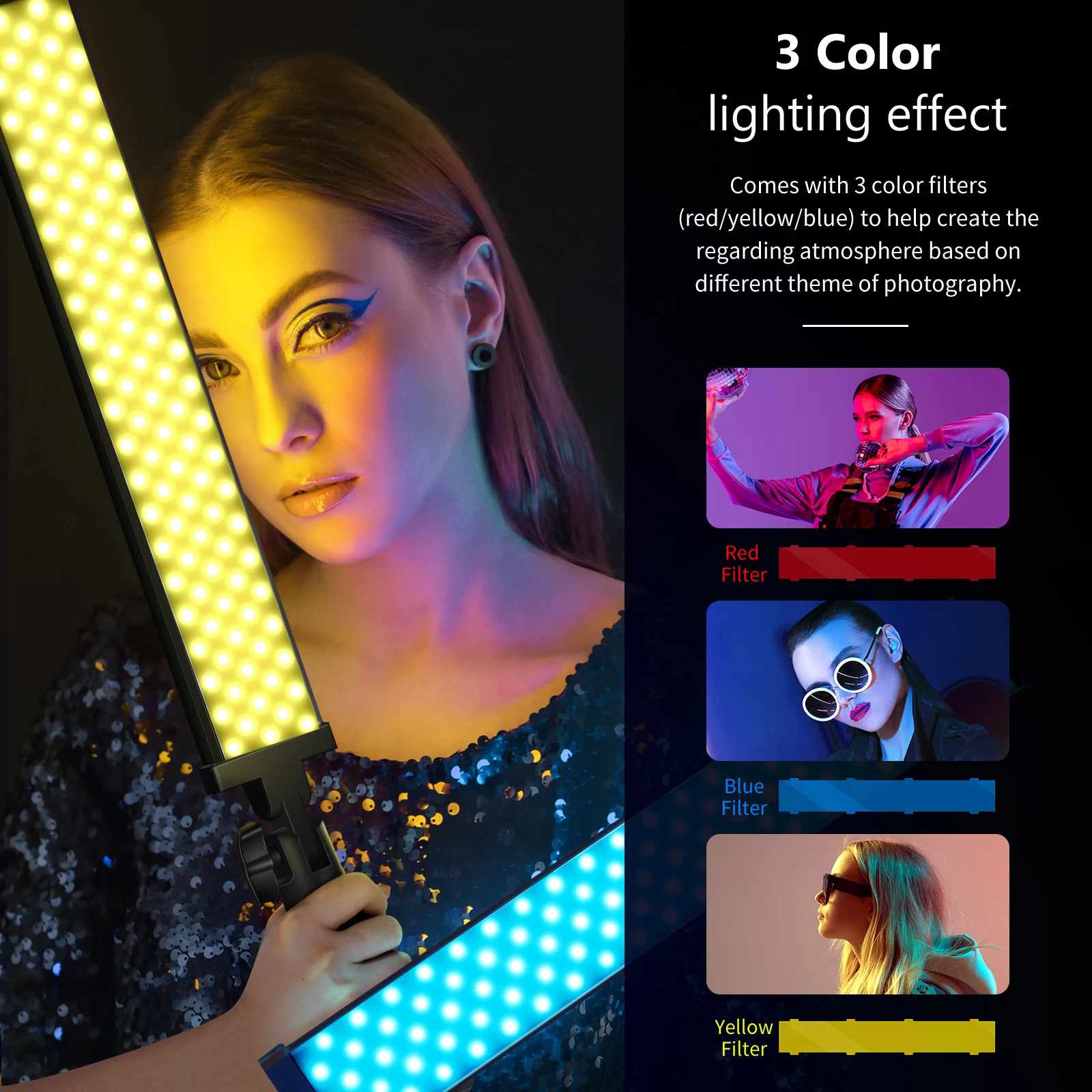Набор из 3 светодиодных светов – обзор и цена Photography Lighting Kit Neewer