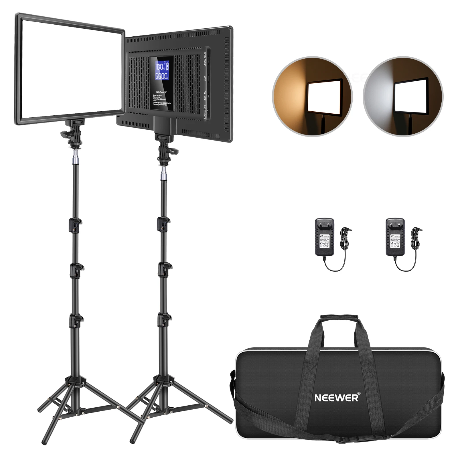Набор светодиодных панелей Nee – обзор и цена Photography Lighting Kit Neewer