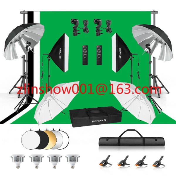 Оборудование для фотостудии 2, – обзор и цена Photography Lighting Kit With Backdrop