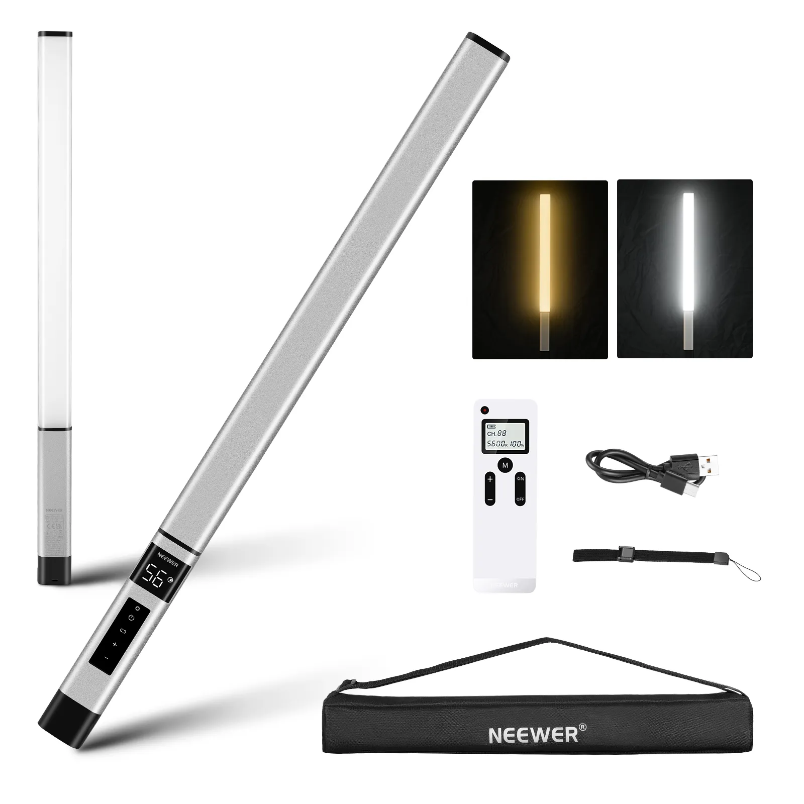 Светодиодный ручной видеосвет  – обзор и цена Photography Lighting Kit Neewer