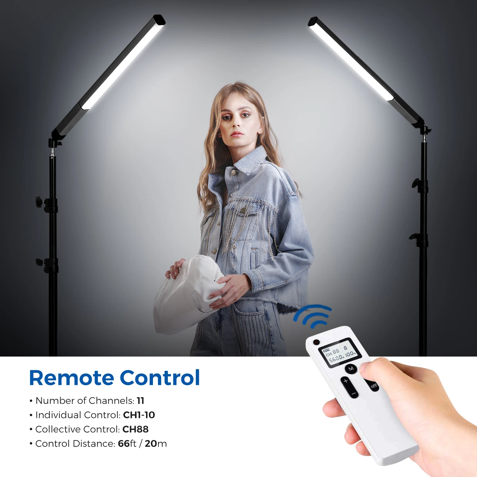 Светодиодный ручной видеосвет  – обзор и цена Photography Lighting Kit Neewer