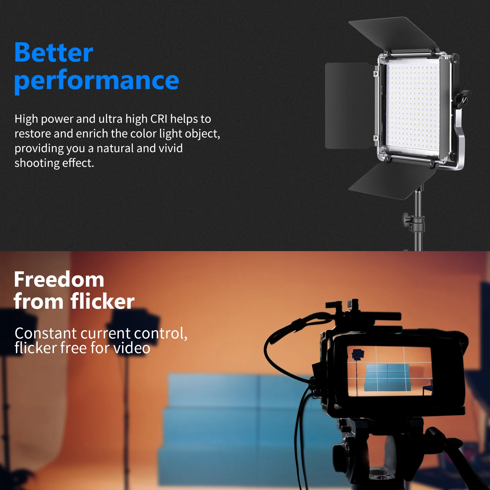 Набор из 3-х светодиодных ламп – обзор и цена Photography Lighting Kit Neewer