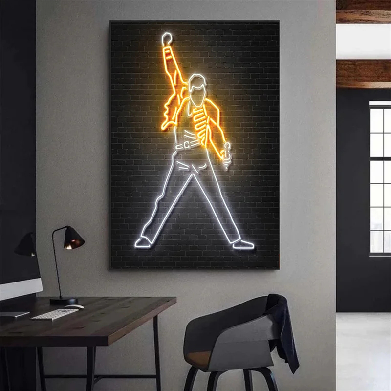 Абстрактные неоновые постеры с – обзор и цена Photography Lighting Wall