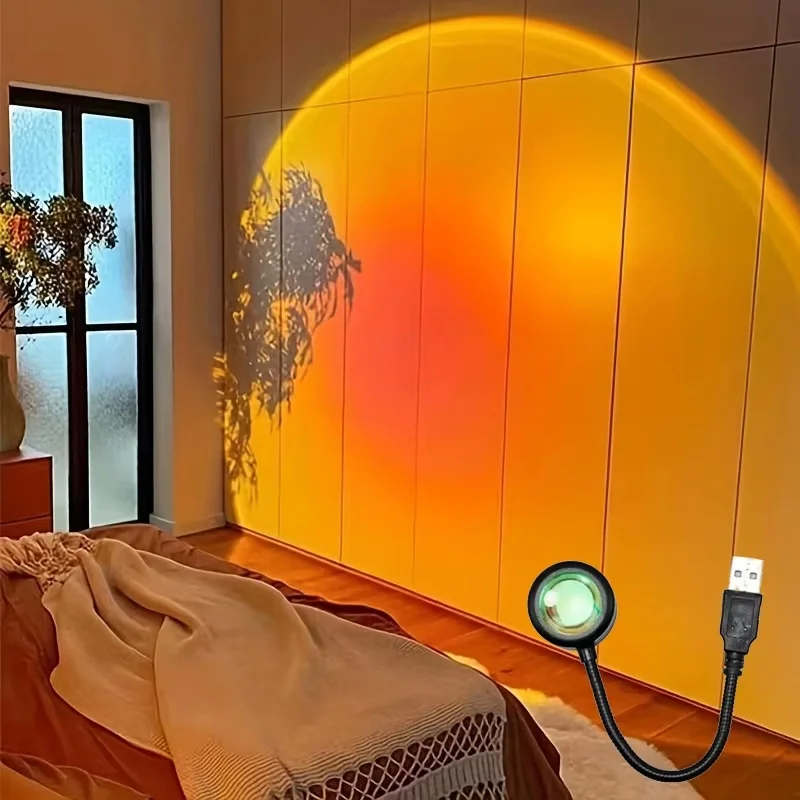 Мини USB ED лампа заката ночни – обзор и цена Photography Lighting Wall