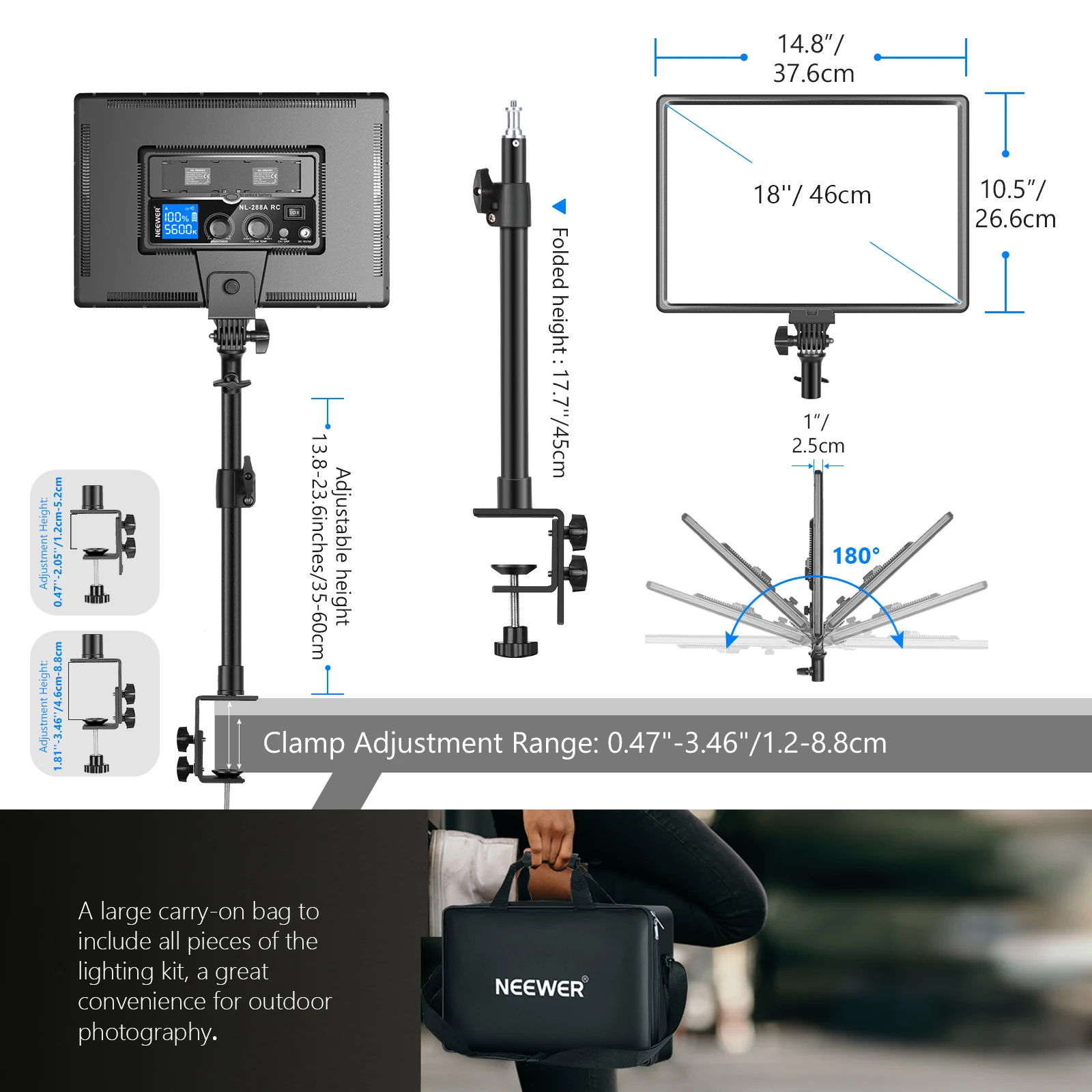 Светодиодный видеосвет Neewer  – обзор и цена Photography Lighting Kit Neewer